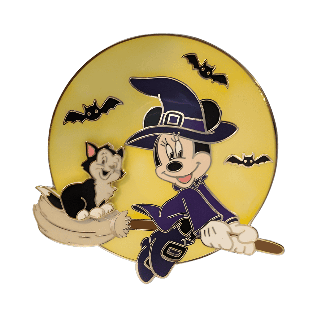 Halloween Minnie Witch with Figaro Disney pin