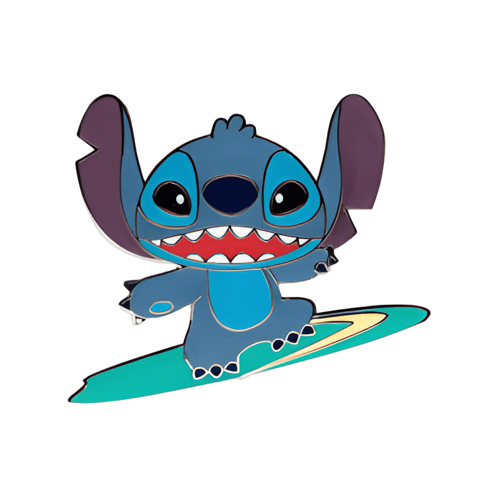 Stitch Surfing Disney pin