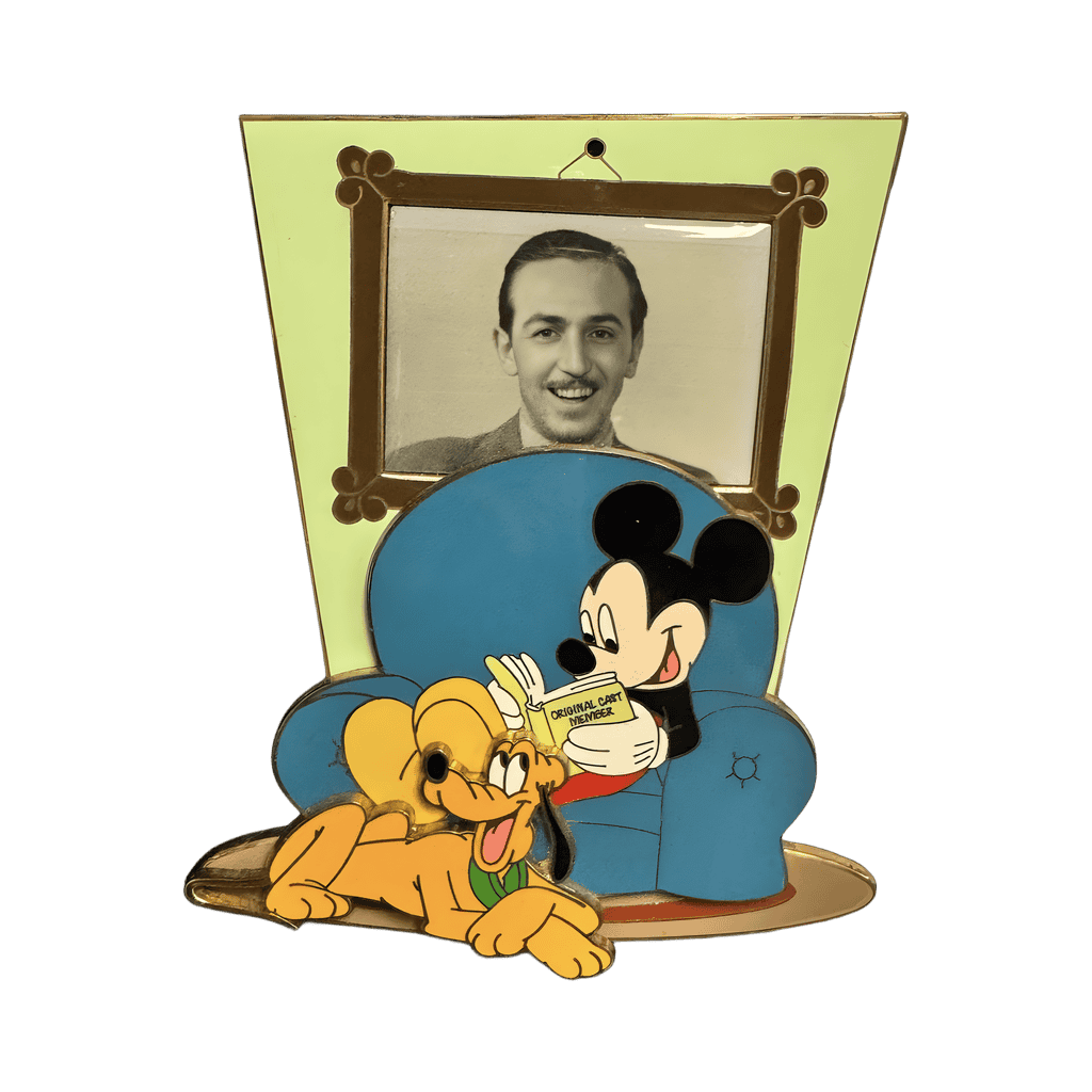 Walt Disney, Mickey, Pluto - Reading - Jumbo Disney pin