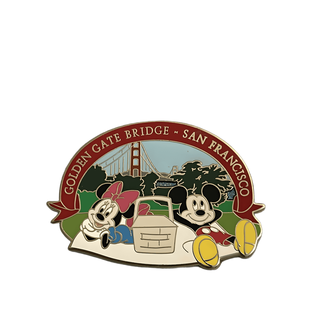 Mickey and Minnie - Golden Gate Bridge Disney pin