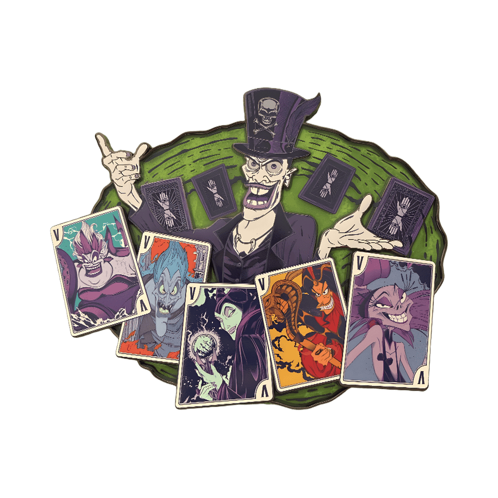 Dr. Facilier Playing Cards Disney pin