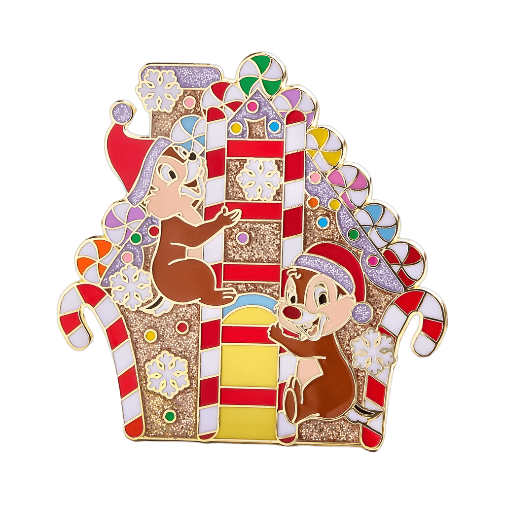 Chip and Dale Holiday House Disney pin