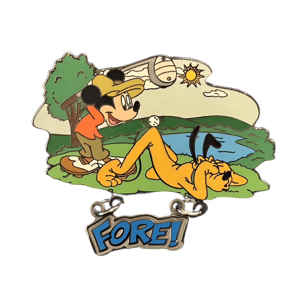Mickey and Pluto Fore Disney pin