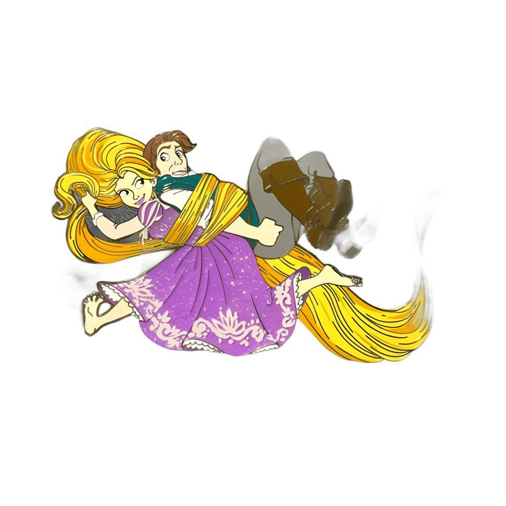 Rapunzel with Flynn Disney pin
