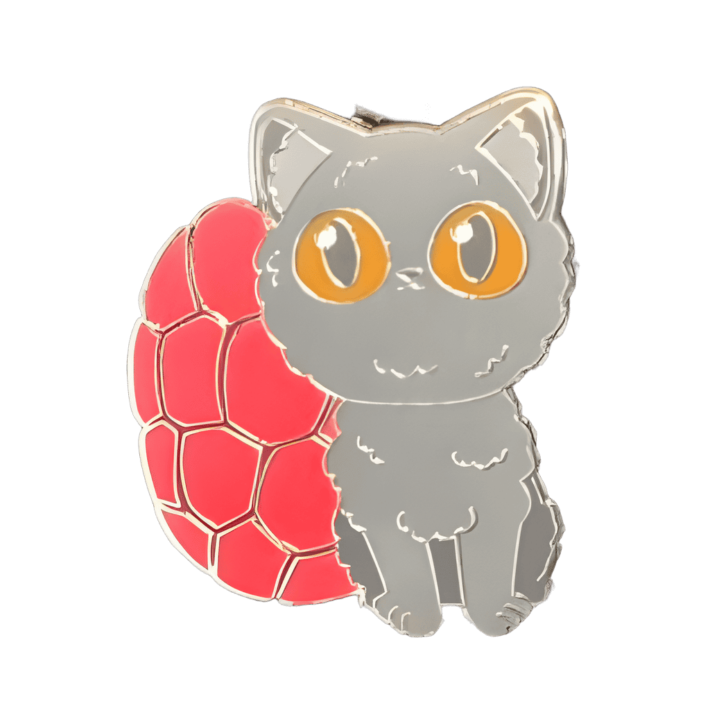 Grey Flerkitten and Egg Hive Disney pin