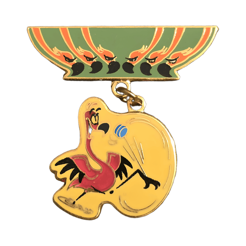 Flamingo with Yo-Yo Disney pin