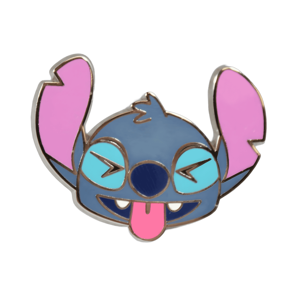 Stitch Emoji Booster Set - Tongue Out Stitch Disney pin