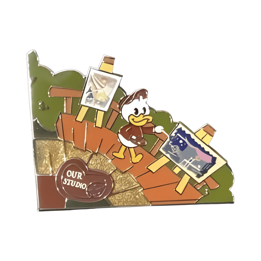 Huey in Art Studio Disney pin