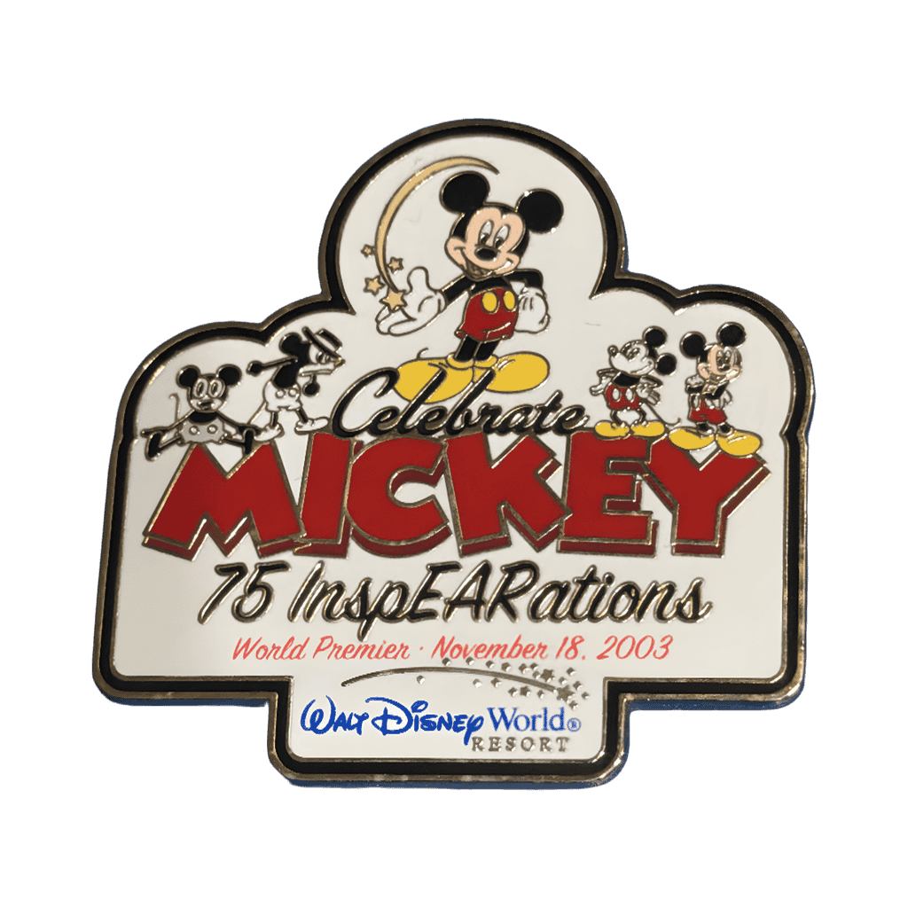 Celebrate Mickey Mouse 75 InspEARations 2003 Disney pin