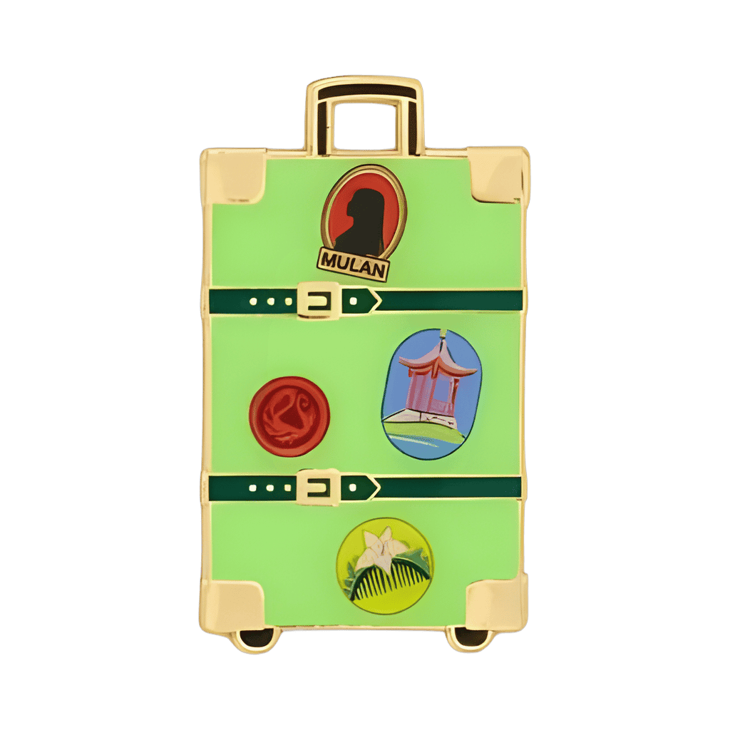 Mulan Luggage Suitcase Disney pin