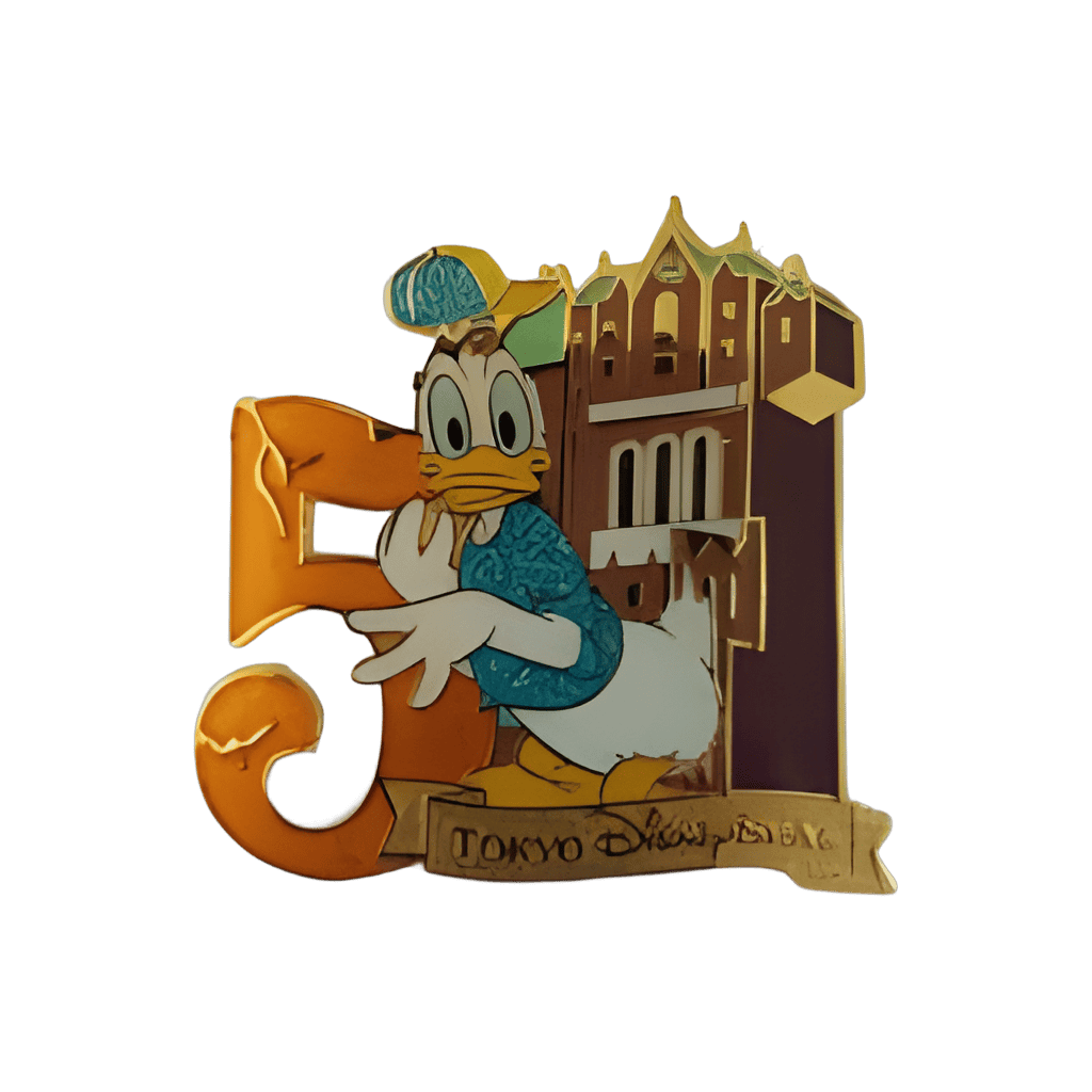 5th Anniversary (Donald Duck/Tower of Terror) Disney pin
