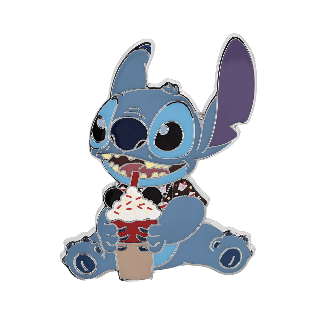 Stitch and Angel with Ice Cream Soda Set — Stitch With Mickey Soda Disney pin