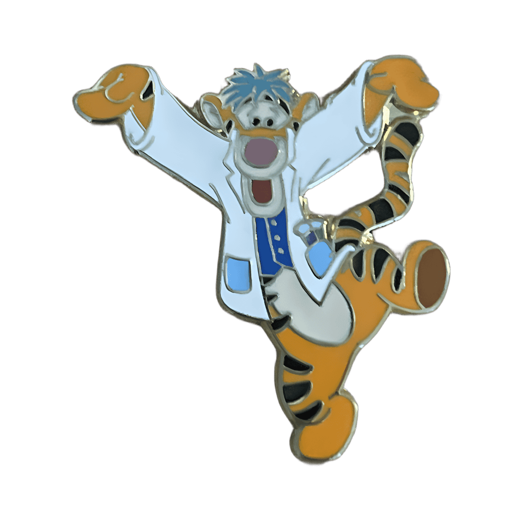 Tigger Dresses as Mad Scientist Disney pin