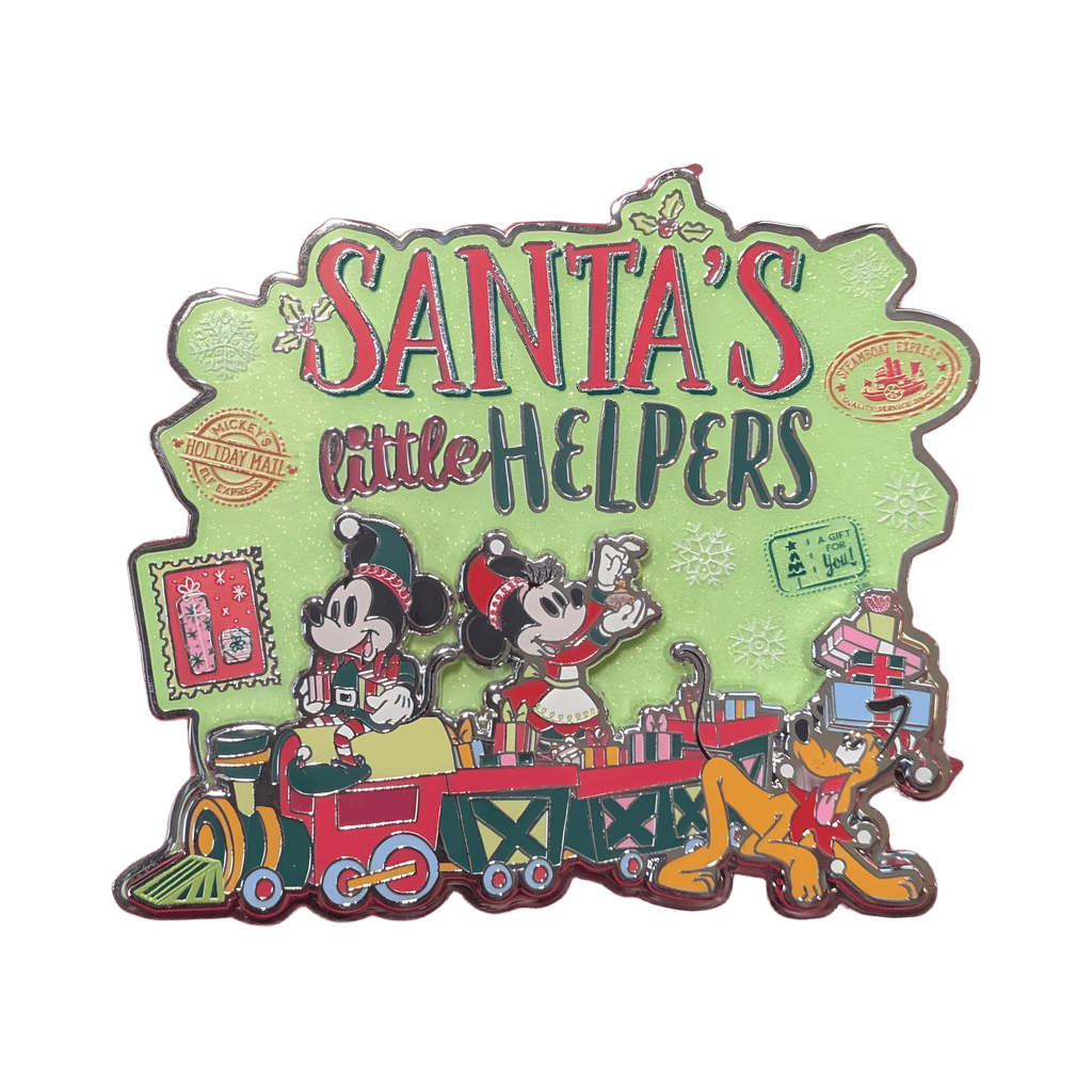 Santa's Little Helpers Train - Mickey Minnie and Pluto Disney pin