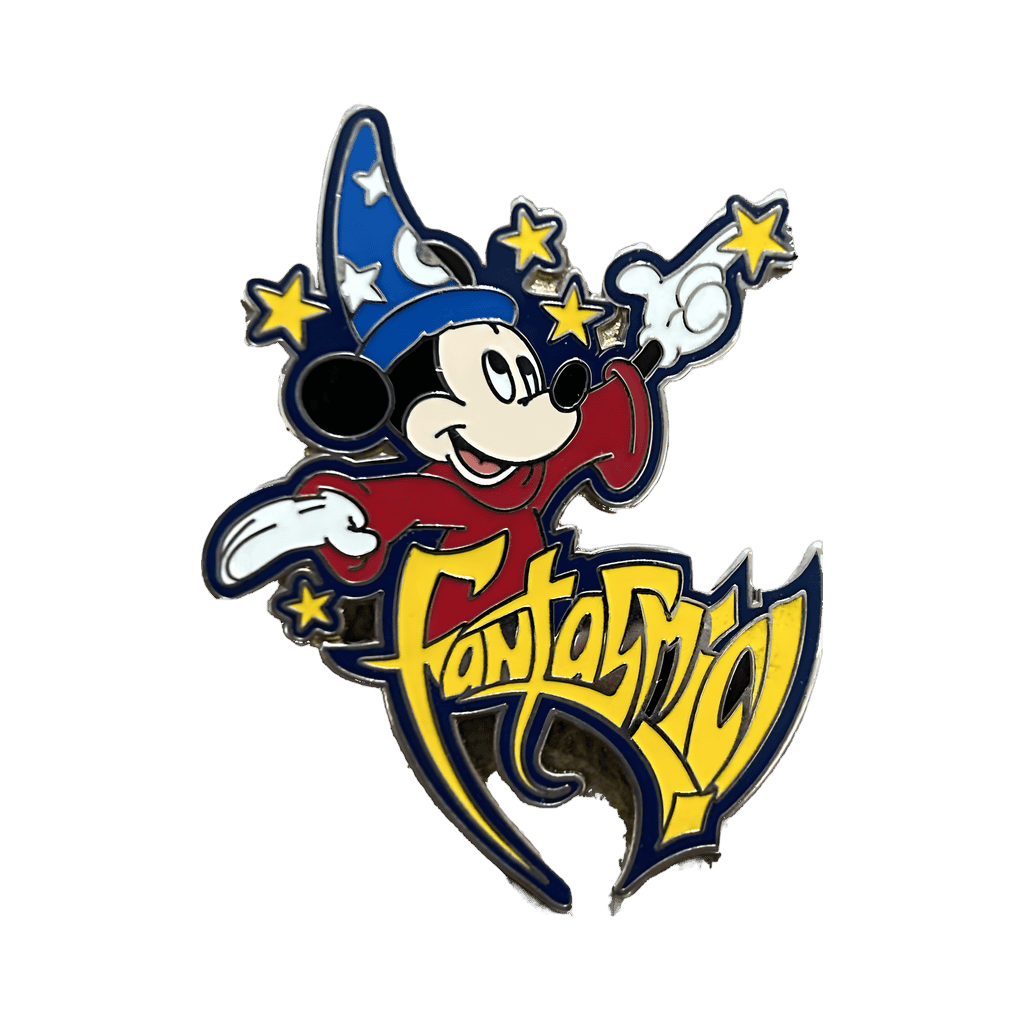 Sorcerer Mickey With Stars and Logo Disney pin