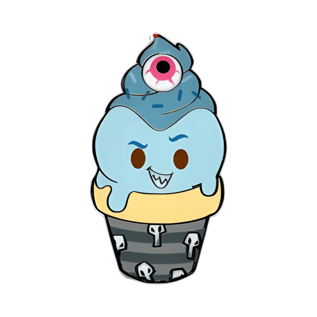 Hades Blueberry Jam Ice Cream Cone Disney pin