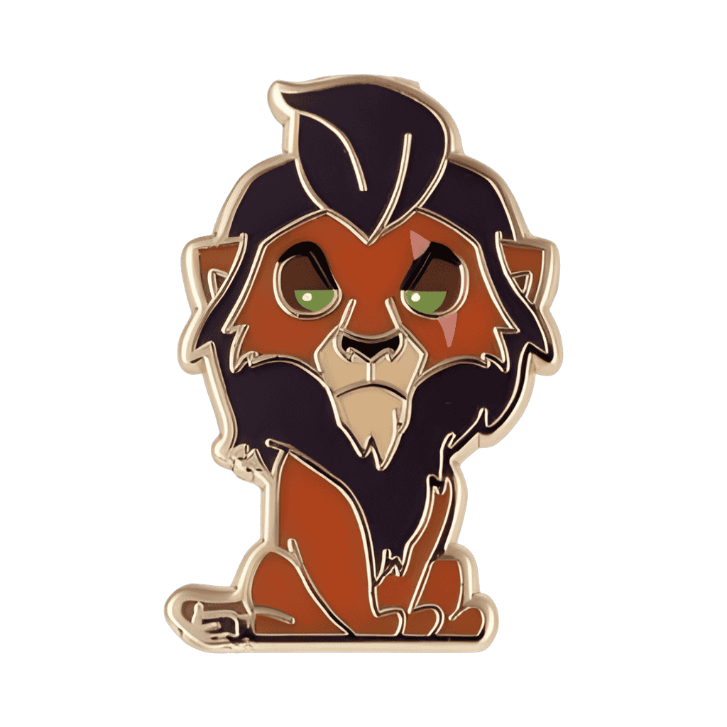Micro Scar Disney pin