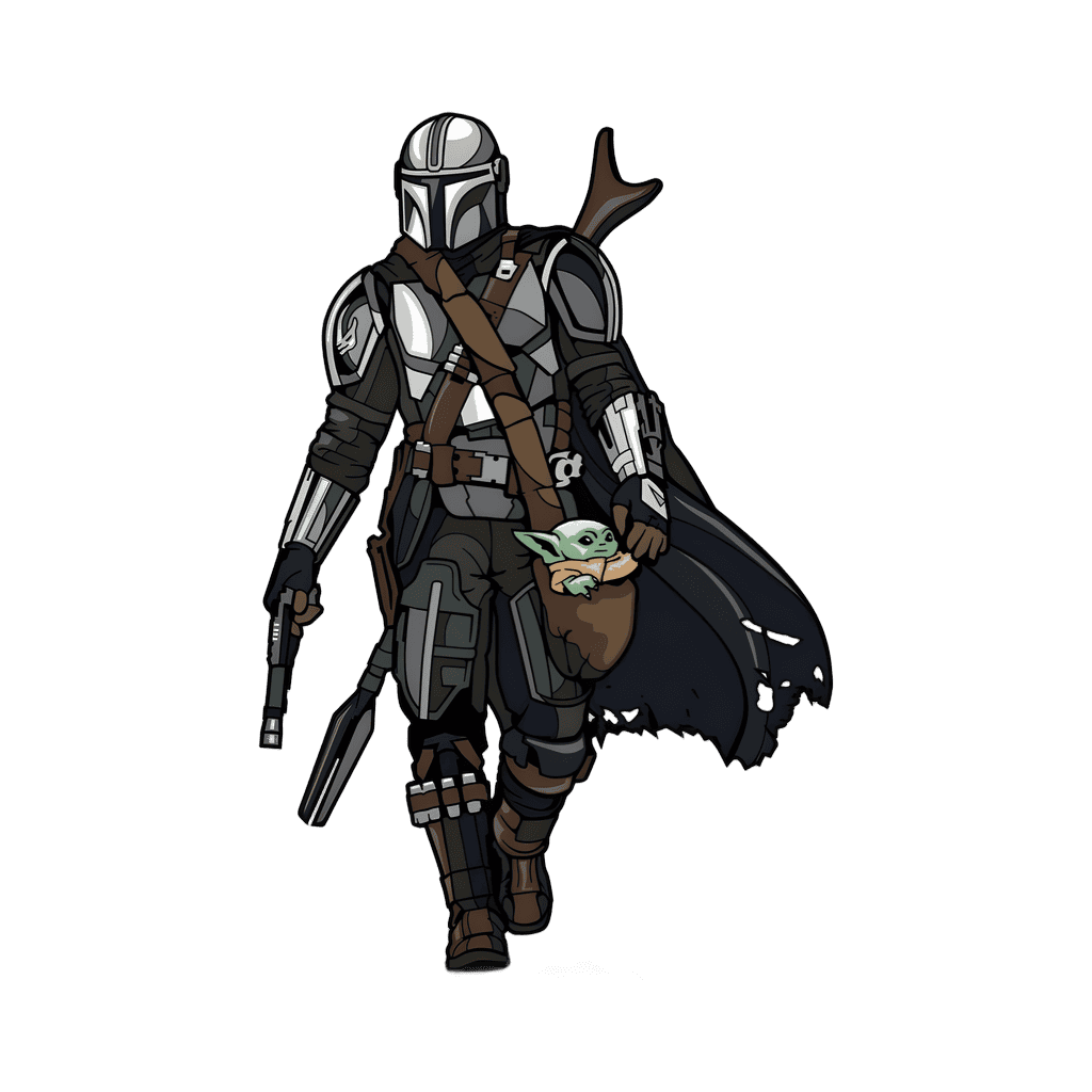 The Mandalorian with Child #736 Disney pin