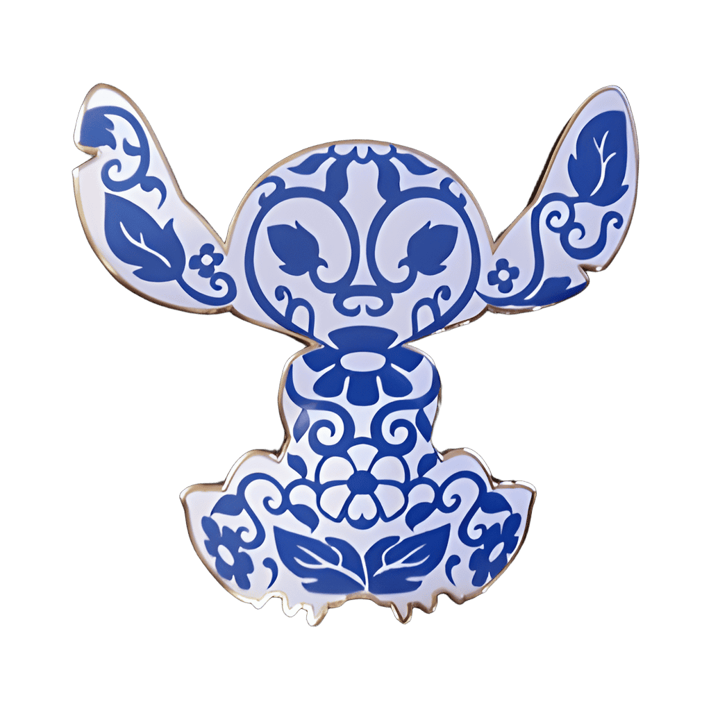 Decorative Floral Pattern Disney pin