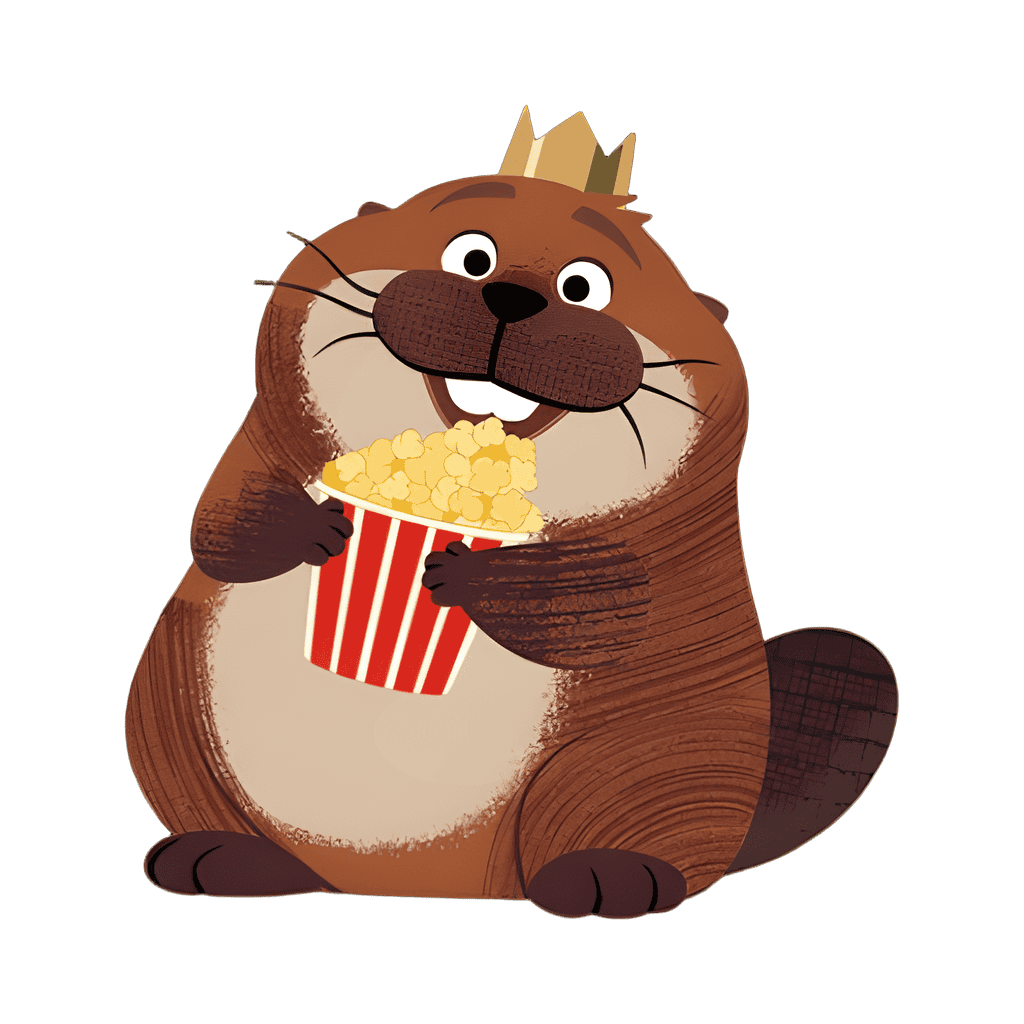 King George with popcorn Disney pin