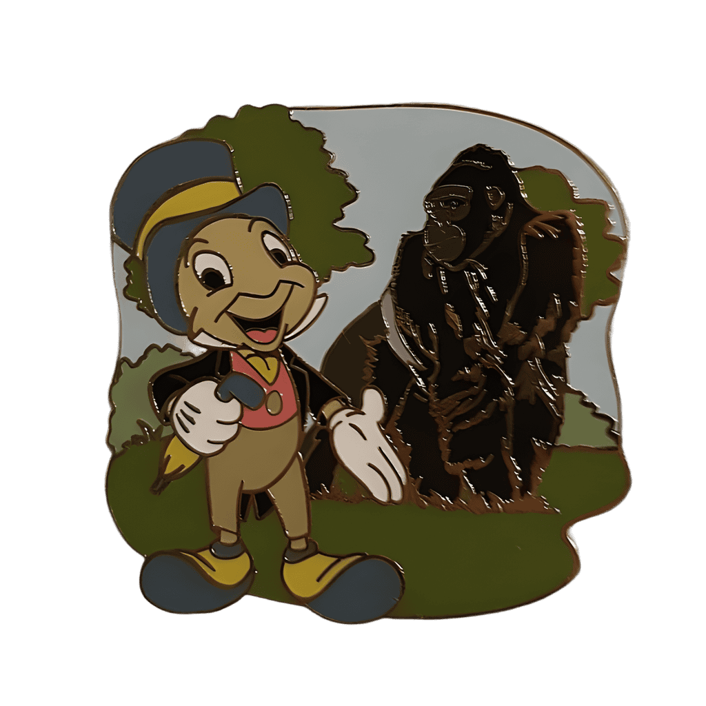 Jiminy with Western Lowland Gorilla Disney pin