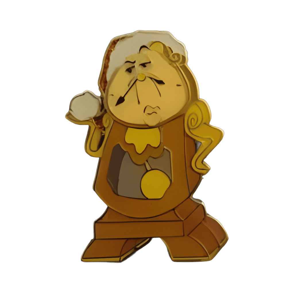 Cogsworth Disney pin