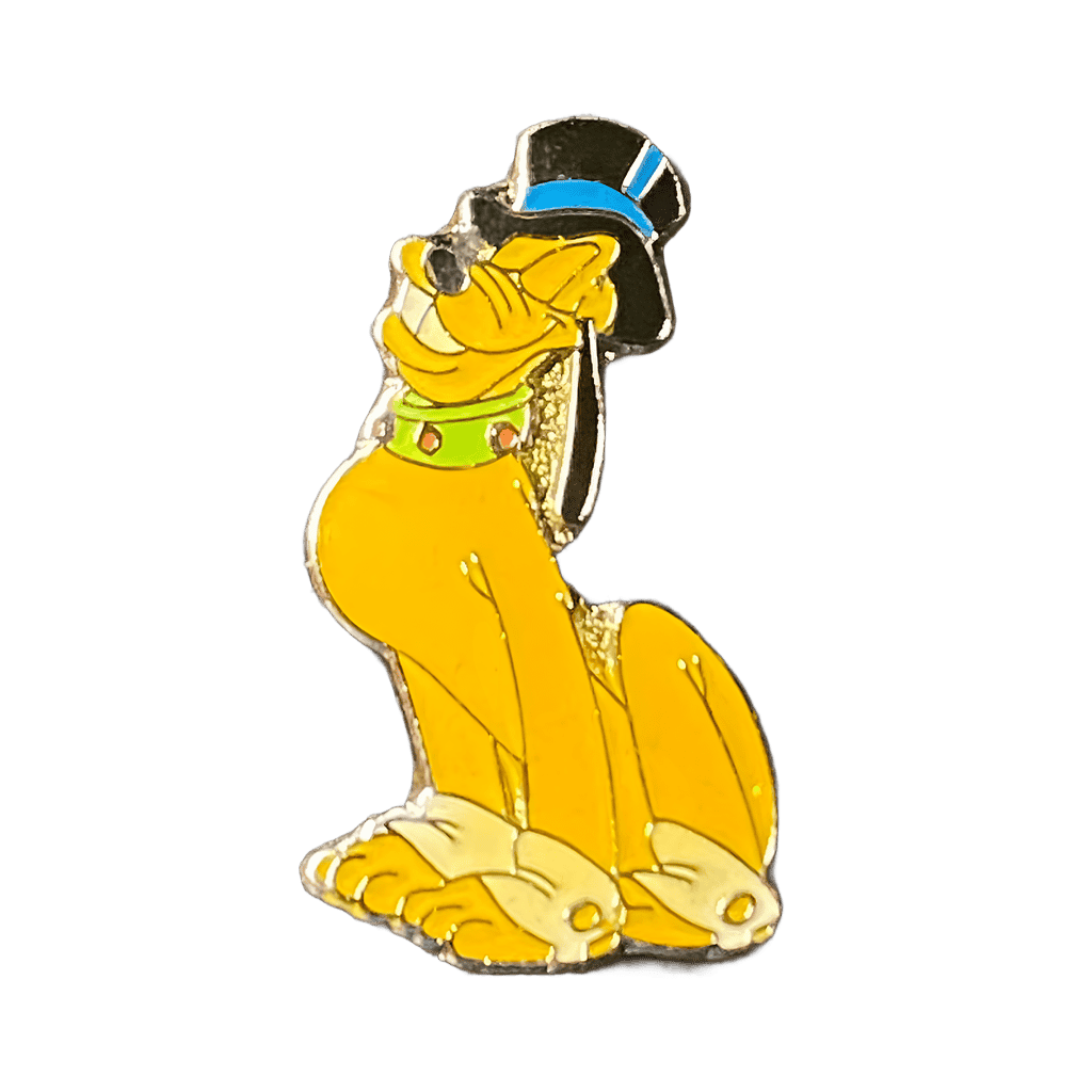 Pluto with Top Hat Disney pin