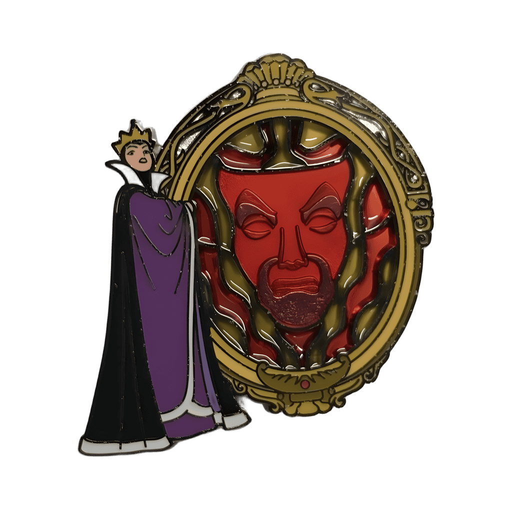 Evil Queen and Magic Mirror - Version 2 - Red Disney pin