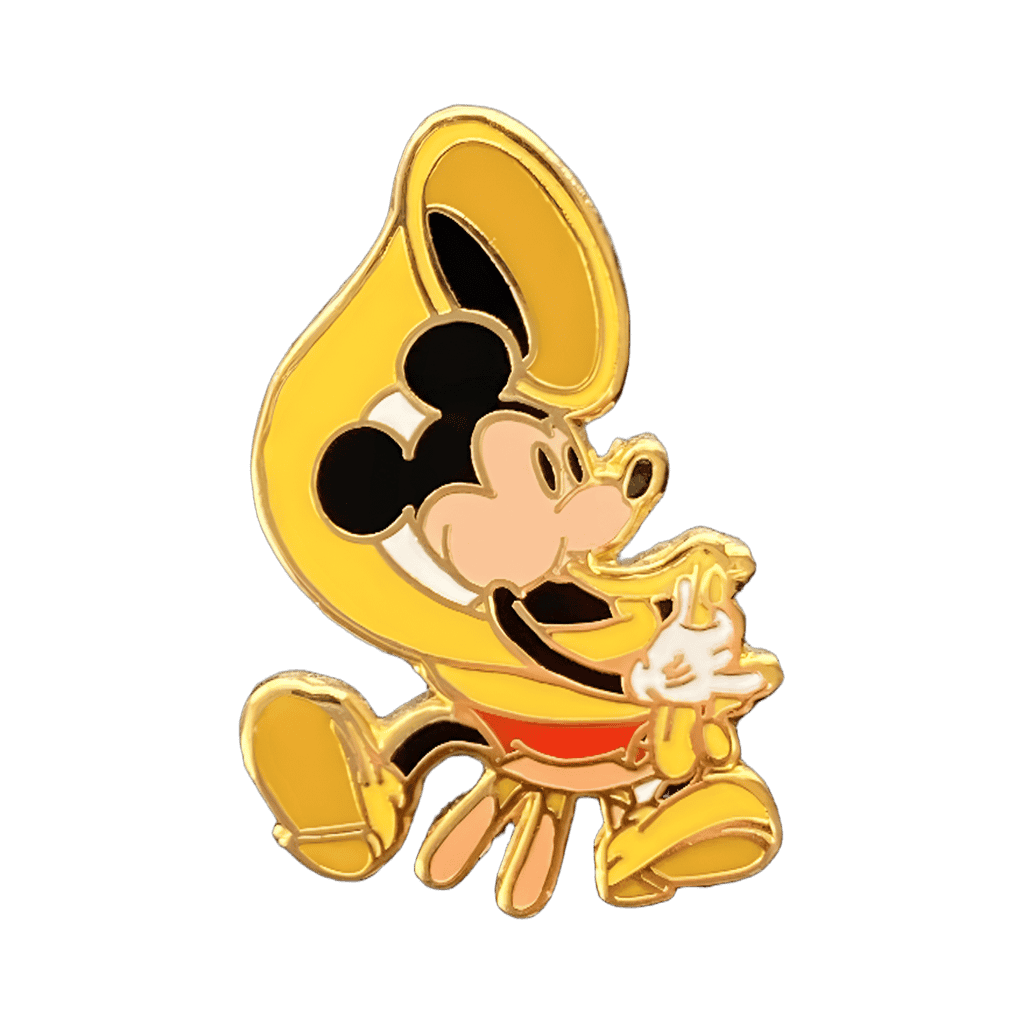 Mickey Playing a Tuba Disney pin