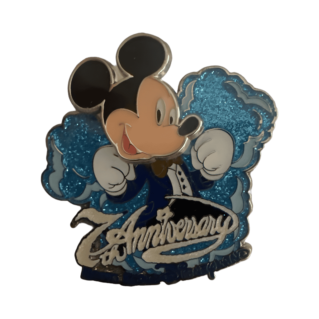 Mickey Blue Glitter Disney pin