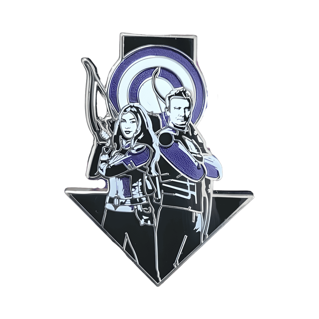 Kate Bishop & Hawkeye Disney pin
