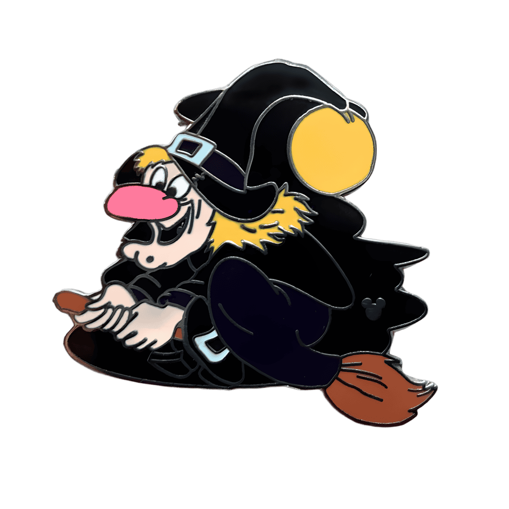 Witch Hazel Riding Beelzebub Disney pin