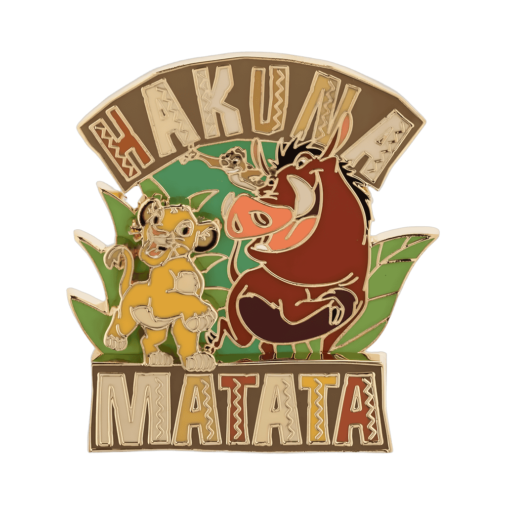 Simba, Timón, and Pumbaa - Hakuna Matata Disney pin