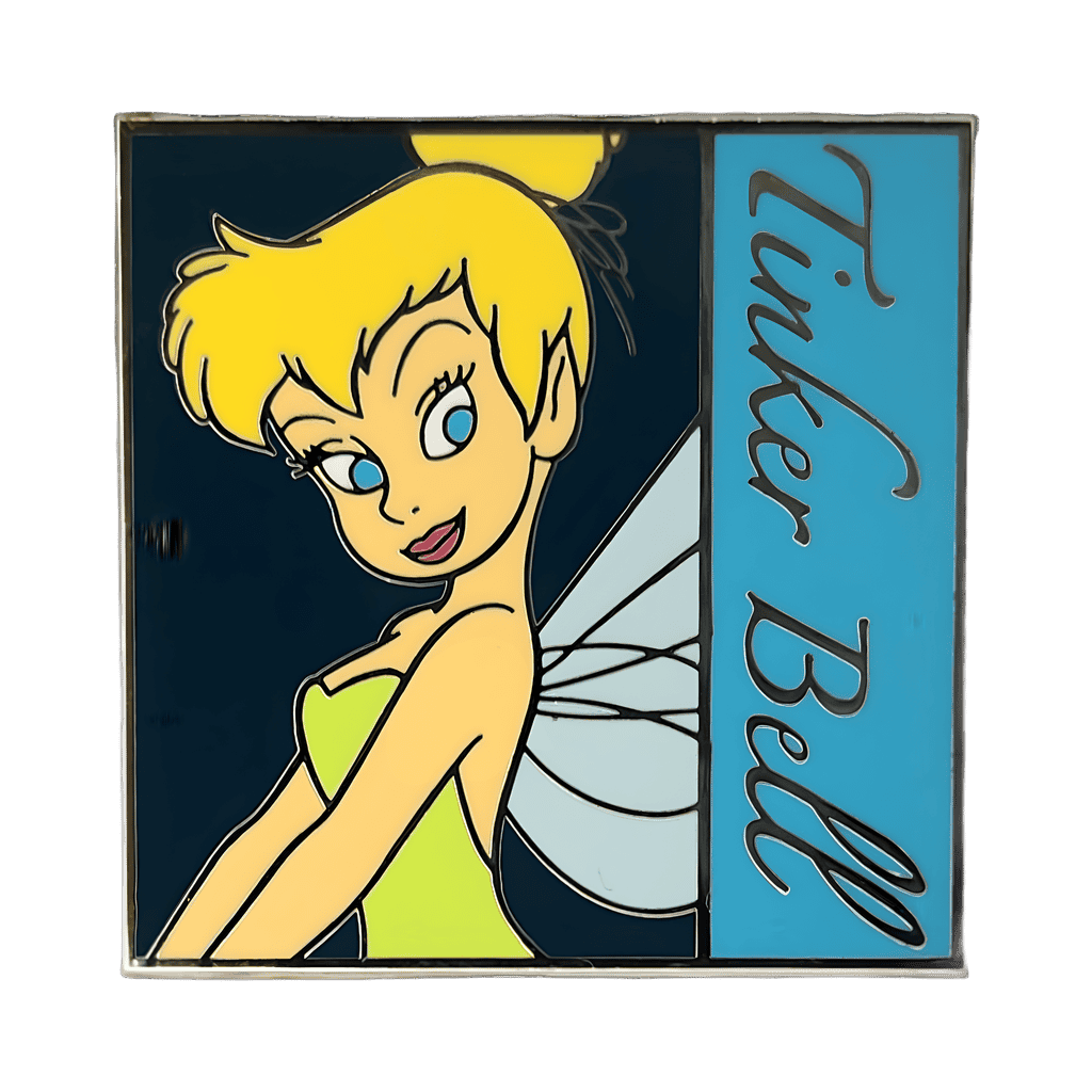 Tinker Bell Blue Square Disney pin