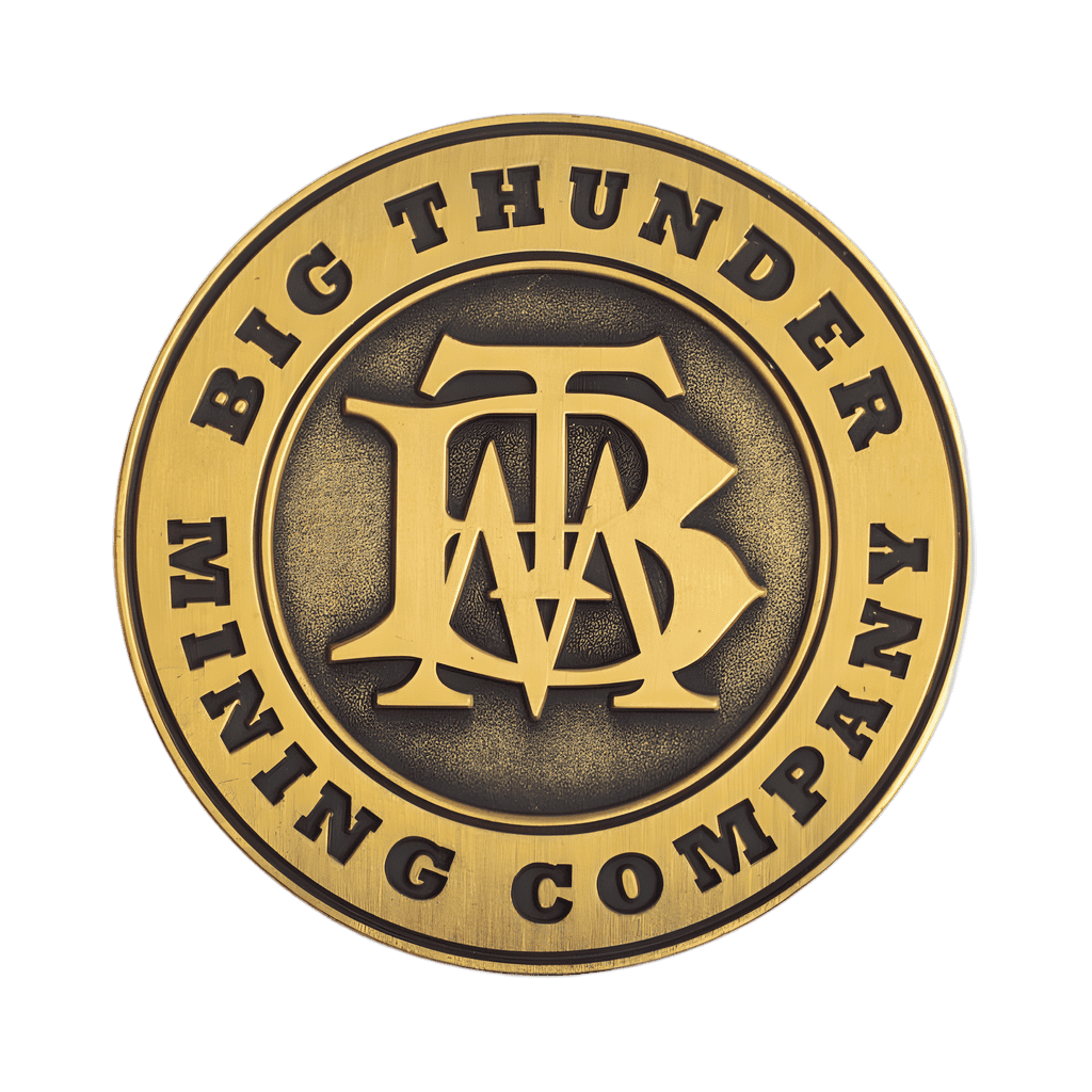 Big Thunder Mining Company Bronze Logo Disney pin