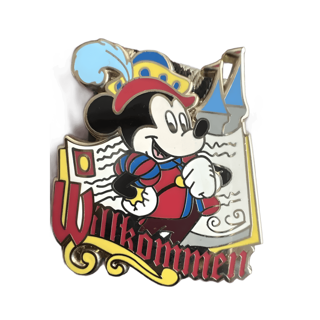 Willkommen — Mickey Mouse Disney pin
