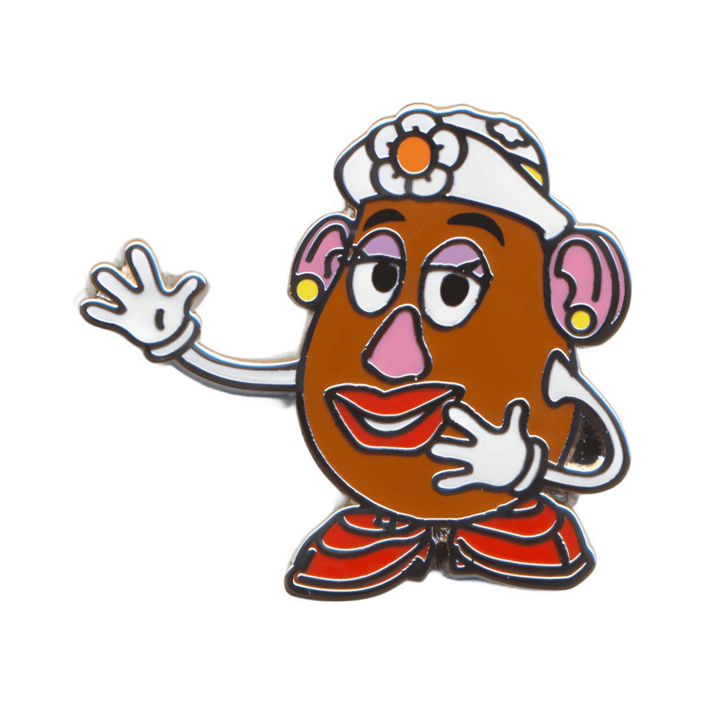 Mrs. Potato Head Waving Disney pin