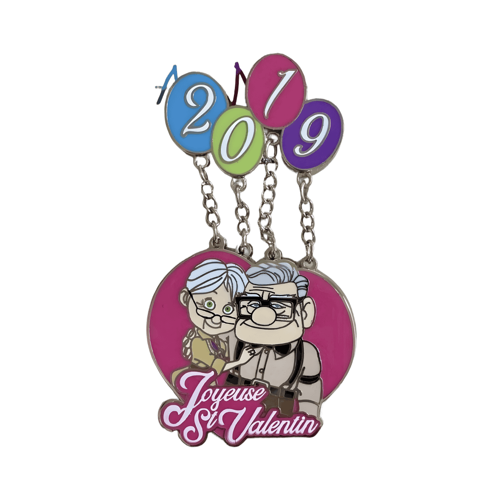 Old Ellie and Carl at Mailbox Disney pin