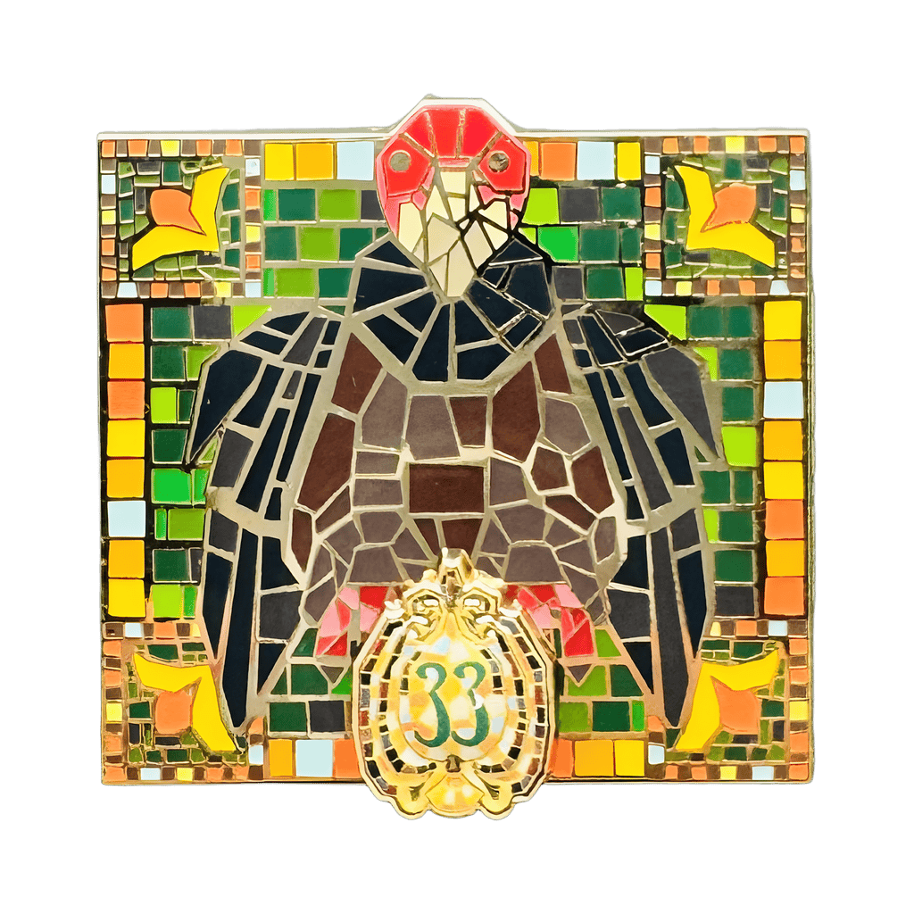Vulture - Emerald 55th Anniversary Disney pin