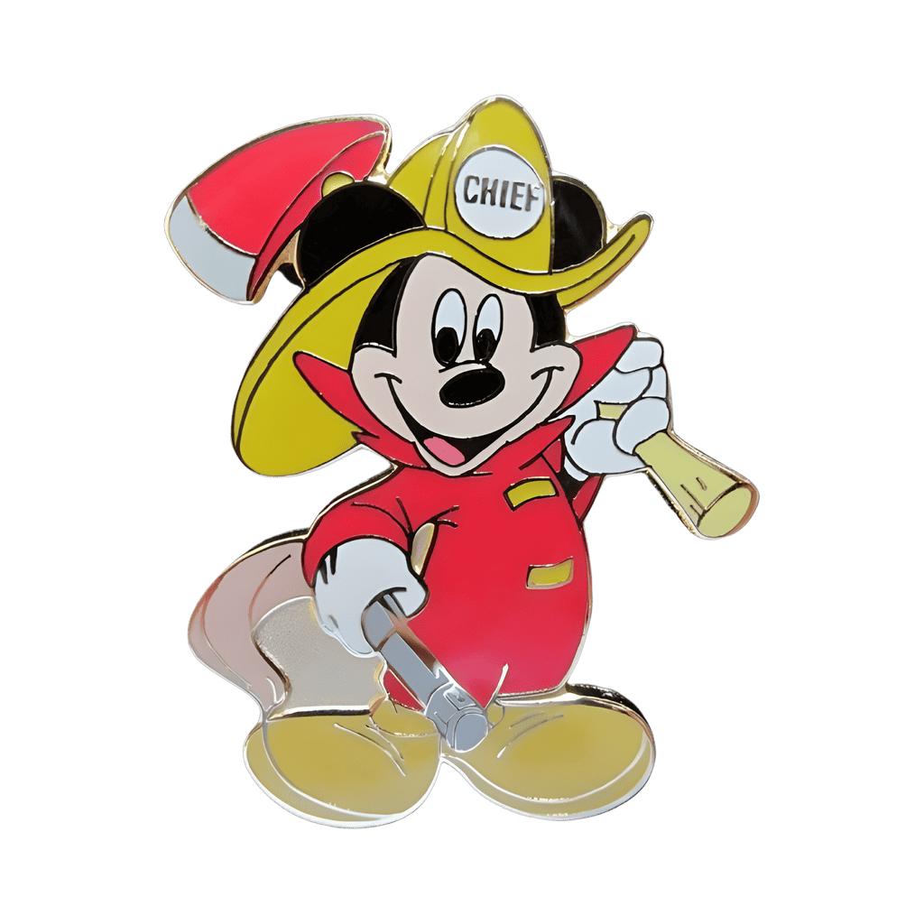 Firefighter Chief Mickey Mouse Disney pin