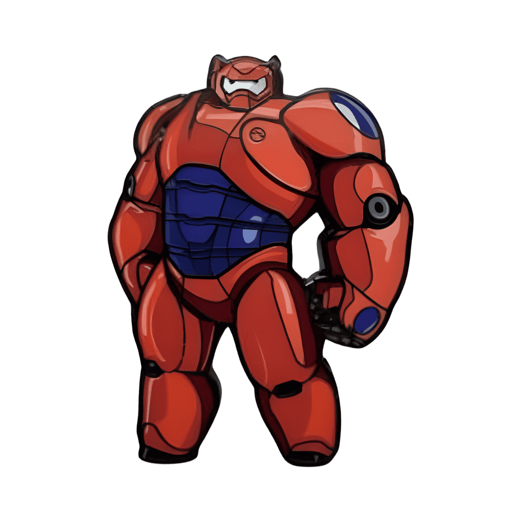Armored Baymax #407 (glitter variant) Disney pin