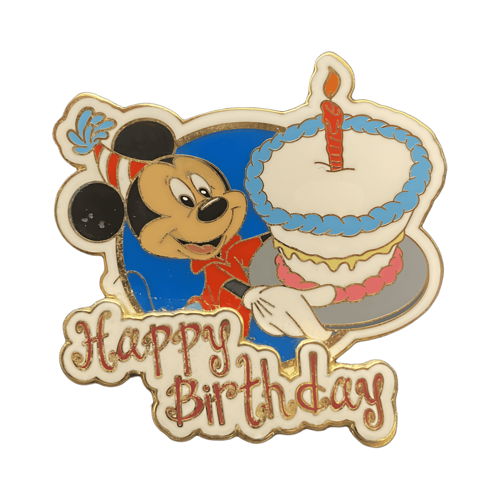 Mickey Holding Out Cake Disney pin