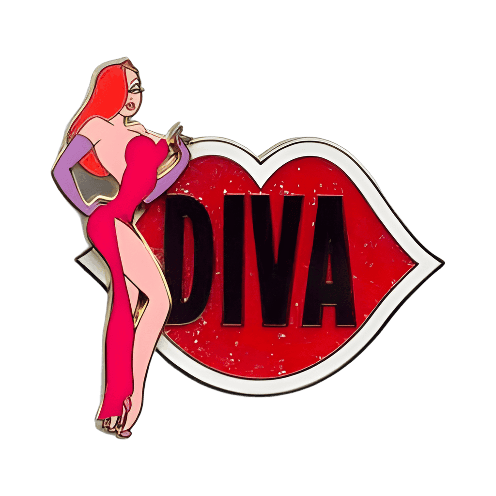 Jessica Rabbit Diva Kiss Disney pin