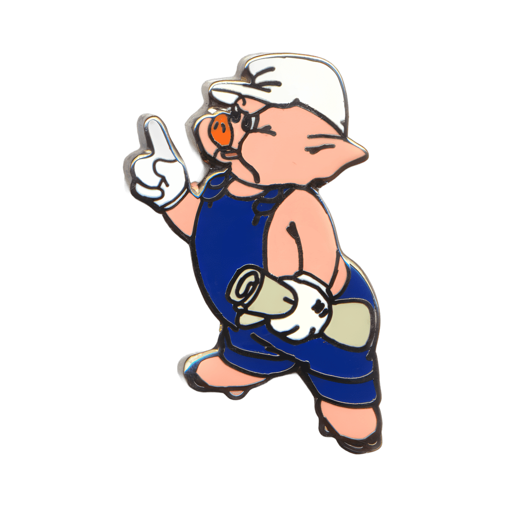 Practical Pig Disney pin
