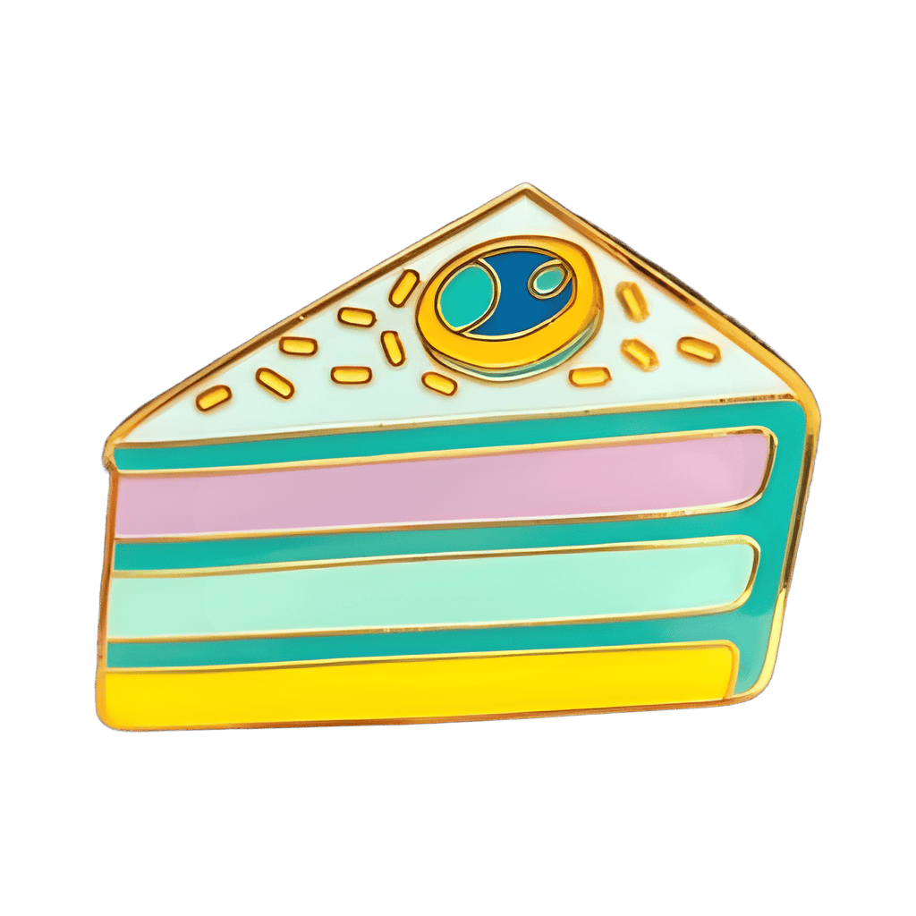 Jasmine Cake Slice Disney pin