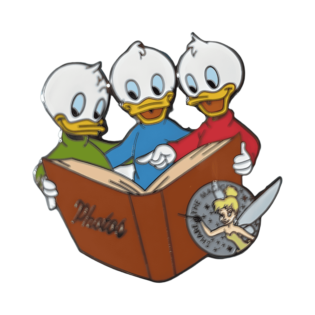 Donald’s nephew Photo album with Tinkerbell Disney pin