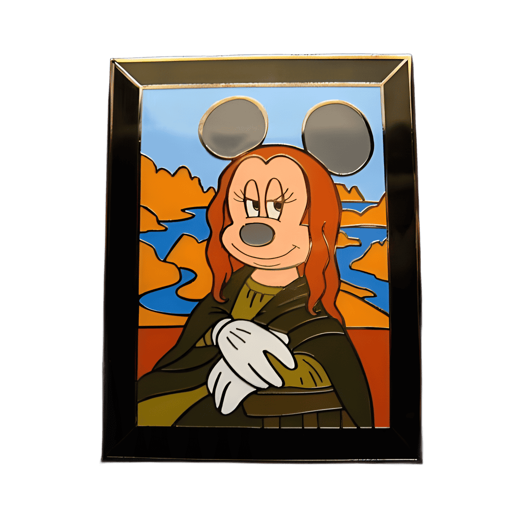 Minnie Mouse as Mona Minnie Disney pin