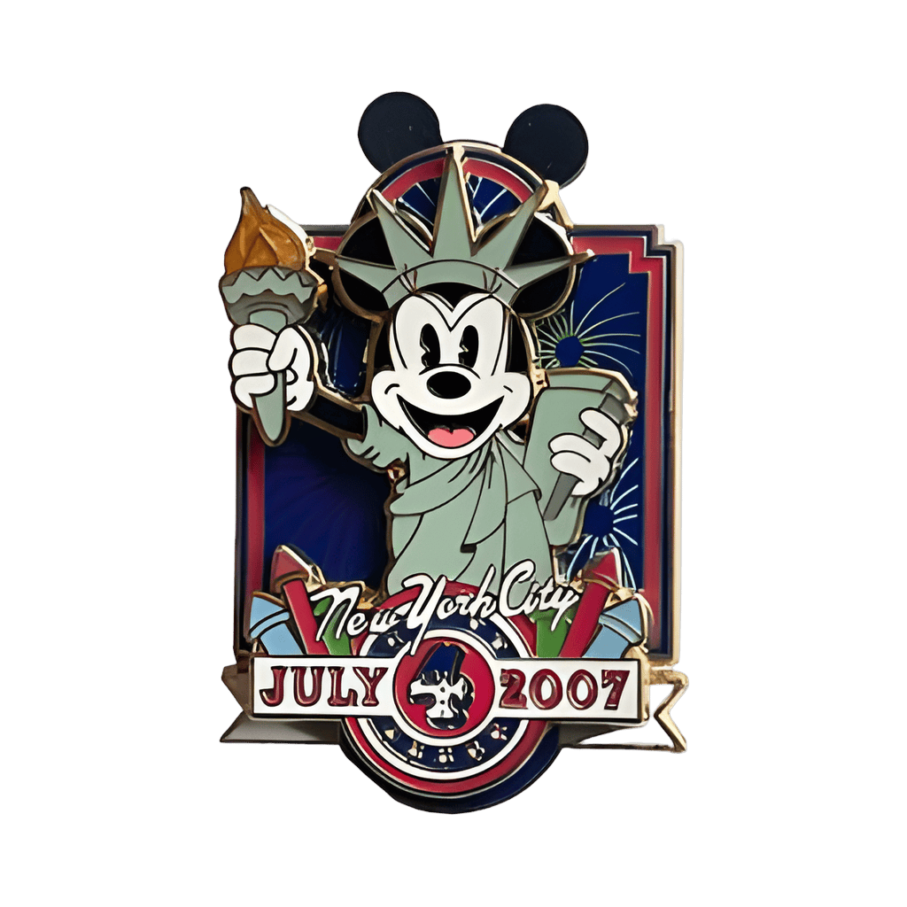 Minnie Mouse as Statue of Liberty July 4, 2007 Disney pin