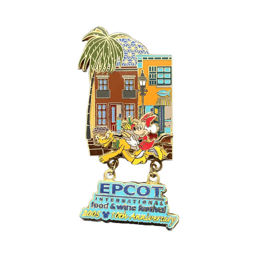minnie and pluto food & wine 2005 Disney pin