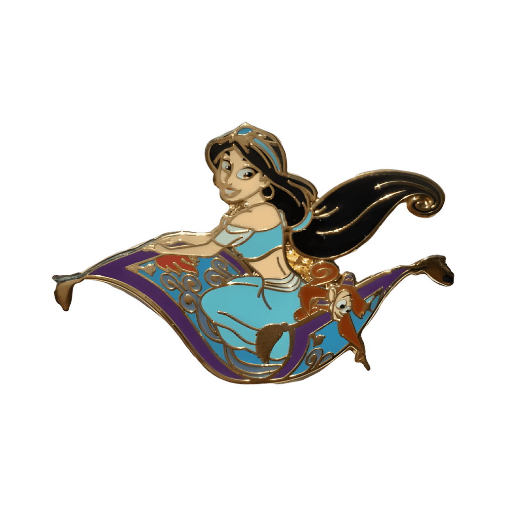 Jasmine, Abu, and Magic Carpet Disney pin